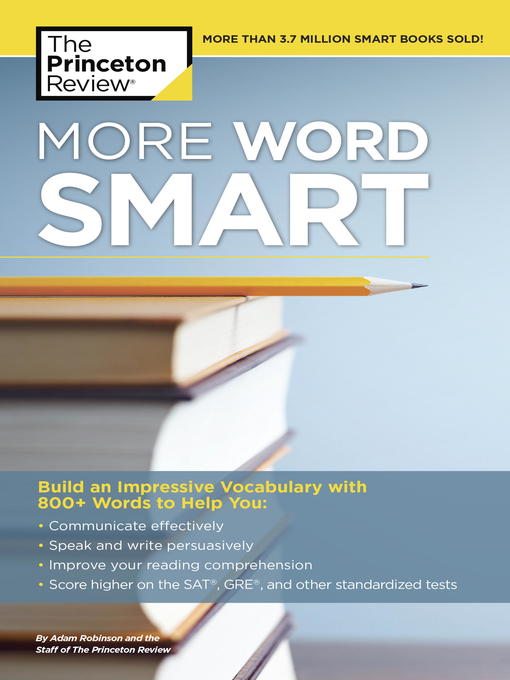 Title details for More Word Smart by Princeton Review - Available